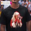 Santa S Watching Punish Axe Christmas T Shirt