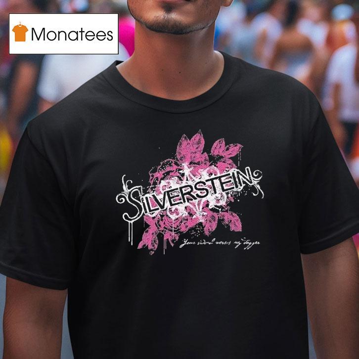 Silverstein Your Sword Versus My Dagger Floral Logo T Shirt Silverstein Your Sword Versus My Dagger Floral Logo T Shirt
