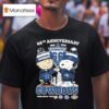 Snoopy And Charlie Brown The Peanuts Dallas Cowboys Th Anniversary T Shirt