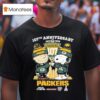 Snoopy And Charlie Brown The Peanuts Green Bay Packers Th Anniversary T Shirt
