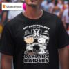 Snoopy And Charlie Brown The Peanuts Las Vegas Raiders Th Anniversary T Shirt