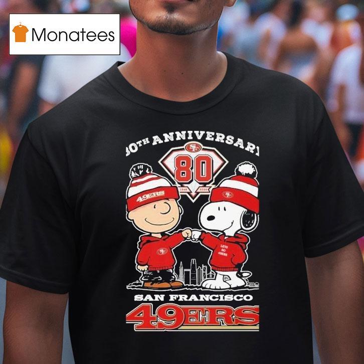 Snoopy And Charlie Brown The Peanuts San Francisco Ers Th Anniversary Diamond T Shirt Snoopy And Charlie Brown The Peanuts San Francisco Ers Th Anniversary Diamond T Shirt