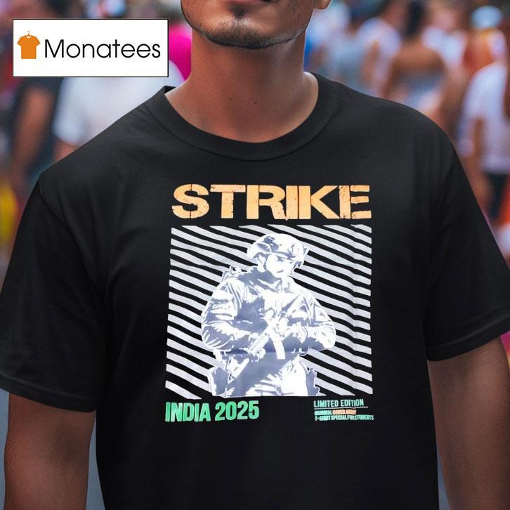Soldier Strike India T Shirt Soldier Strike India T Shirt