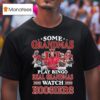 Some Grandmas Play Bingo Real Grandmas Watch Indiana Hoosiers Players Signatures T Shirt