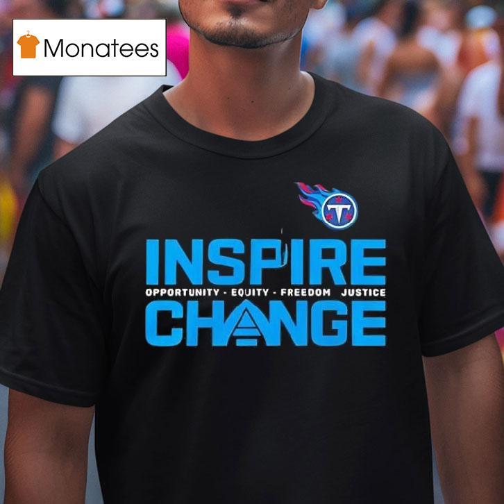 Tennessee Titans X Inspire Change Logo T Shirt Tennessee Titans X Inspire Change Logo T Shirt
