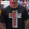 Texas Am Aggies I Can Do All Things Through Christ Who Strengthens Me Cross T Shirt