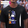 Texas City Skyline Charlie Brown Texas Longhorns And Snoopy Dallas Cowboys T Shirt