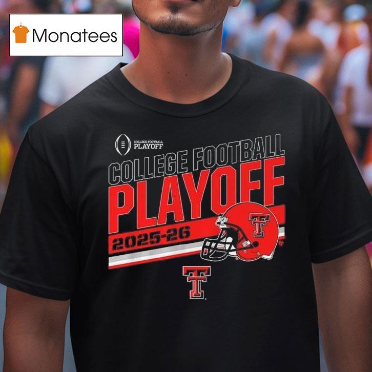 Texas Tech Football Cfp Stripe T Shirt Texas Tech Football Cfp Stripe T Shirt