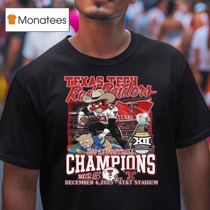 Texas Tech Raiders Big Conference Champions Victory Masco T Shirt Texas Tech Raiders Big Conference Champions Victory Masco T Shirt