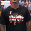 Texas Tech Red Raiders Big Football Champions T Shirt