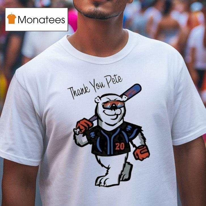 Thank You Pete Alonso Polar Bear New York Mets T Shirt Thank You Pete Alonso Polar Bear New York Mets T Shirt
