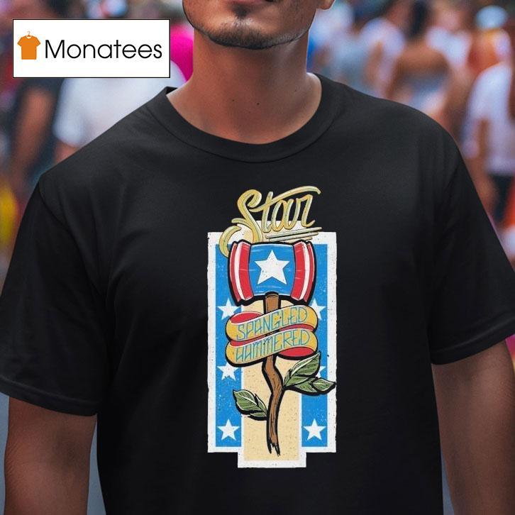The Fat Electrician Star Spangled Hammered T Shirt The Fat Electrician Star Spangled Hammered T Shirt