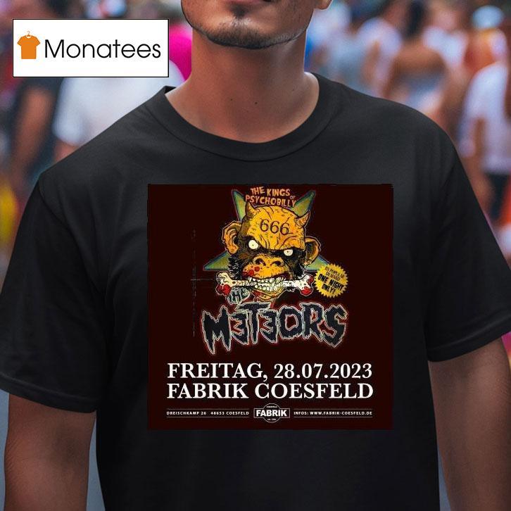 The Meteors The Kings Of Psychobilly Tour T Shirt The Meteors The Kings Of Psychobilly Tour T Shirt