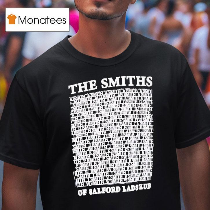 The Smiths Salford Lads Club Band T Shirt The Smiths Salford Lads Club Band T Shirt