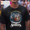 The Struts Pretty Vicious Christmas Reindeer Snow Globe T Shirt