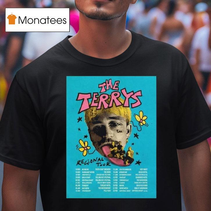 The Terrys Regional Tour T Shirt The Terrys Regional Tour T Shirt