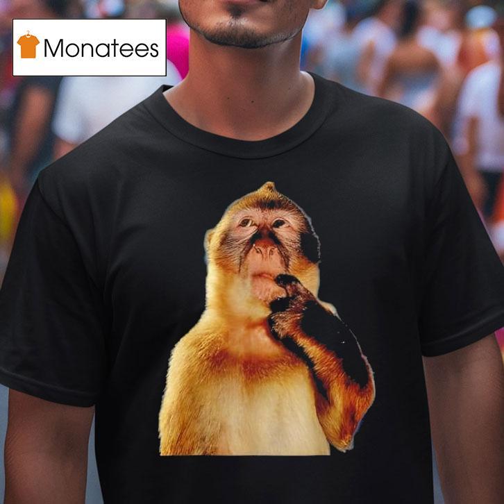 Thinking Monkey Funny Meme Cute T Shirt Thinking Monkey Funny Meme Cute T Shirt