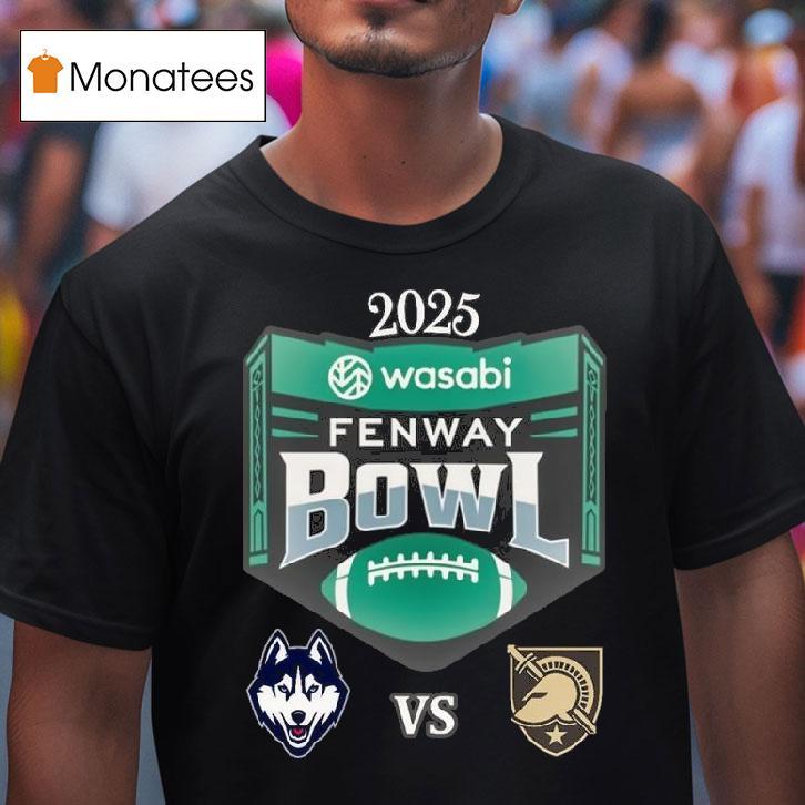 Uconn Huskies Vs Army Black Knights Football Wasabi Fenway Bowl T Shirt Uconn Huskies Vs Army Black Knights Football Wasabi Fenway Bowl T Shirt