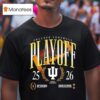 University Hoosiers Back To Back Appearances College Football Playoff T Shirt