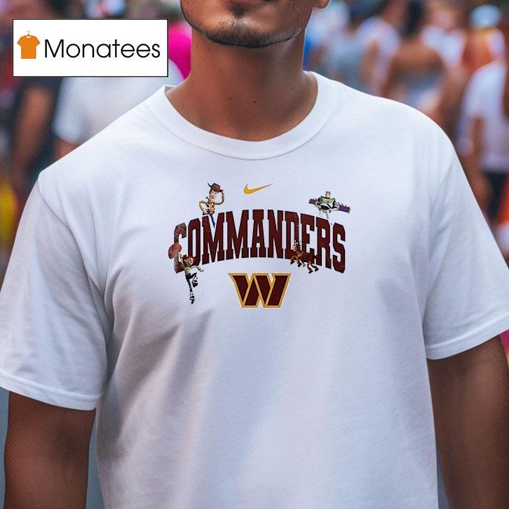 Washington Commanders X Toy Story Meets Football T Shirt Washington Commanders X Toy Story Meets Football T Shirt