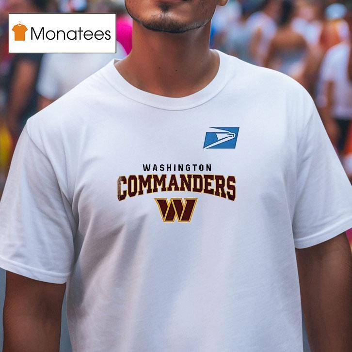 Washington Commanders X Usps Years One Mission Every Letter Every Mile Since Logo T Shirt Washington Commanders X Usps Years One Mission Every Letter Every Mile Since Logo T Shirt