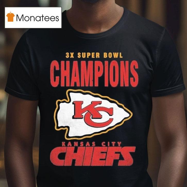 X Super Bowl Champions Kansas City Chiefs T Shirt X Super Bowl Champions Kansas City Chiefs T Shirt