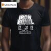 Alabama Crimson Tide Football Iron Bowl Champions Logo T Shirt