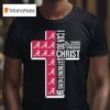 Alabama Crimson Tide I Can Do All Things Through Christ Who Strengthens Me Cross T Shirt