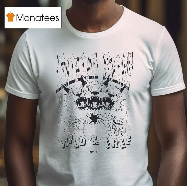 American Socks Wild And Free Hellhound T Shirt American Socks Wild And Free Hellhound T Shirt