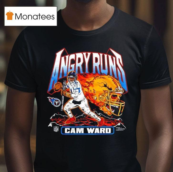 Angry Runs Tennessee Titan Cam Ward T Shirt Angry Runs Tennessee Titan Cam Ward T Shirt