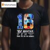 Avatar Years Of Movies Thank You For The Memories Signatures T Shirt