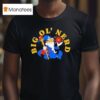 Big Ol Nerd Wizard Cartoon T Shirt