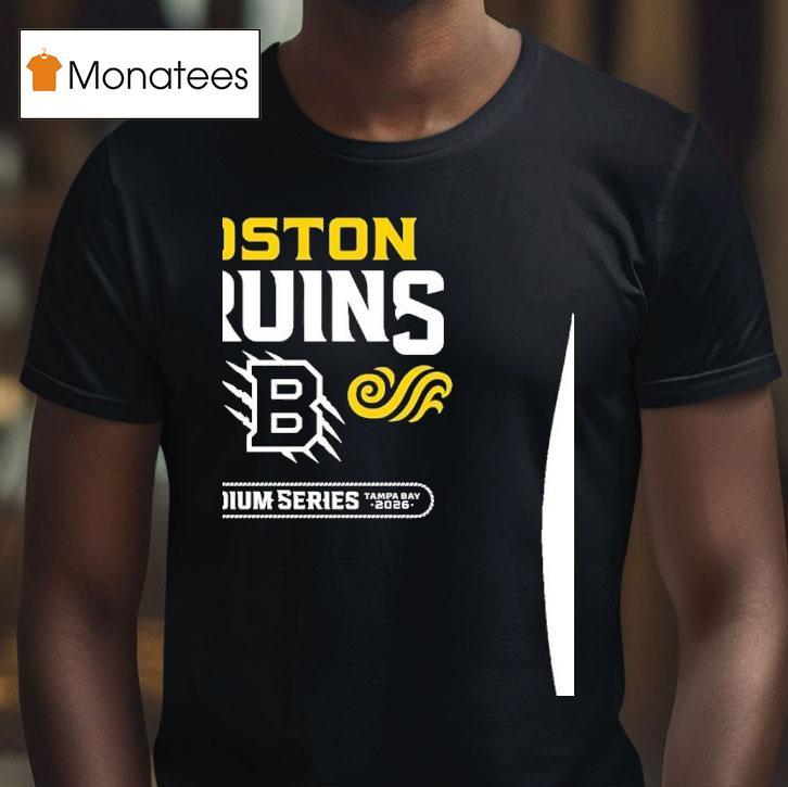 Boston Bruins Logo Stadium Series T Shirt Boston Bruins Logo Stadium Series T Shirt
