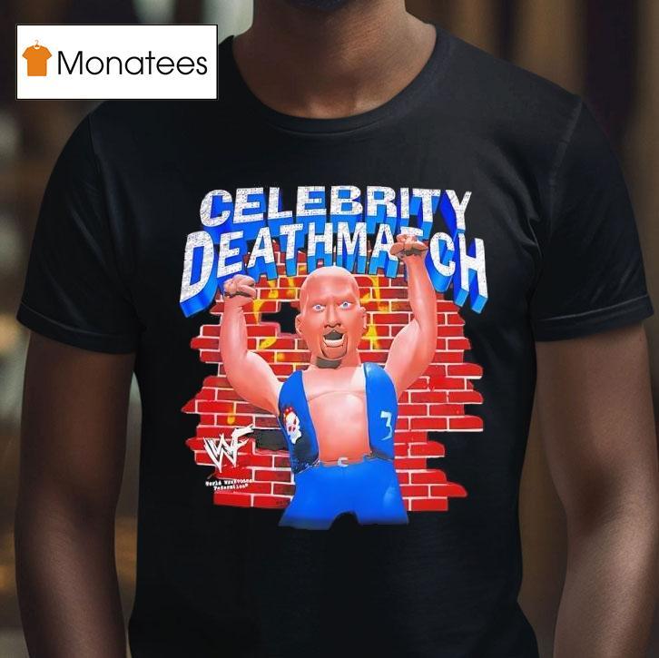 Celebrity Deathmatch Stone Cold Professional Wrestler T Shirt Celebrity Deathmatch Stone Cold Professional Wrestler T Shirt