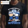 Charlie Brown And Snoopy Dallas Cowboys Th Anniversary Graphic T Shirt