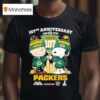 Charlie Brown And Snoopy Green Bay Packers Th Anniversary T Shirt