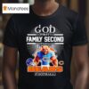 Chicago Bears Football God First Family Second Then Masco T Shirt