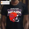 Chicago Bears Gradient Helme T Shirt