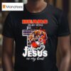 Chicago Bears In My Veins Jesus In My Heart Features A Football Player Logos Cross T Shirt