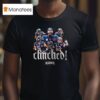 Chicago Bears Nfl Playoffs Clinched Team Graphic T Shirt