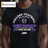College Football Playoff First Round James Madison Dukes T Shirt
