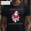 Cookies Only Santa Toilet Lactose Intolerant Christmas T Shirt