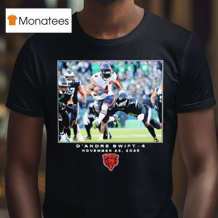D Andre Swift Chicago Bears Nfl Flash Features Week Big And Tall T Shirt D Andre Swift Chicago Bears Nfl Flash Features Week Big And Tall T Shirt