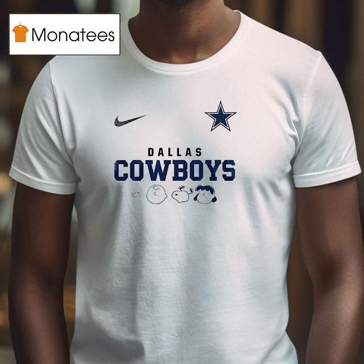 Dallas Cowboys X Peanuts Abbey Road Cartoon T Shirt Dallas Cowboys X Peanuts Abbey Road Cartoon T Shirt