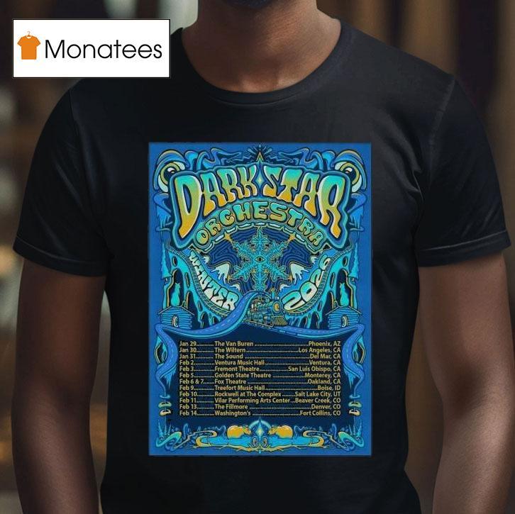 Dark Star Orchestra Winter Shows T Shirt Dark Star Orchestra Winter Shows T Shirt