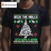Deck The Halls With Guns Ammo Funny Christmas T Shirt