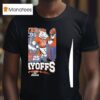 Denver Broncos Nfl Playofffs Logo And Masco T Shirt