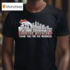 Denver Broncos Skyline Of Player Names T Shirt