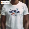Denver Broncos X Monters Inc Funday Football Cartoon T Shirt