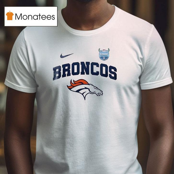 Denver Broncos X Monters Inc Funday Football Cartoon T Shirt Denver Broncos X Monters Inc Funday Football Cartoon T Shirt